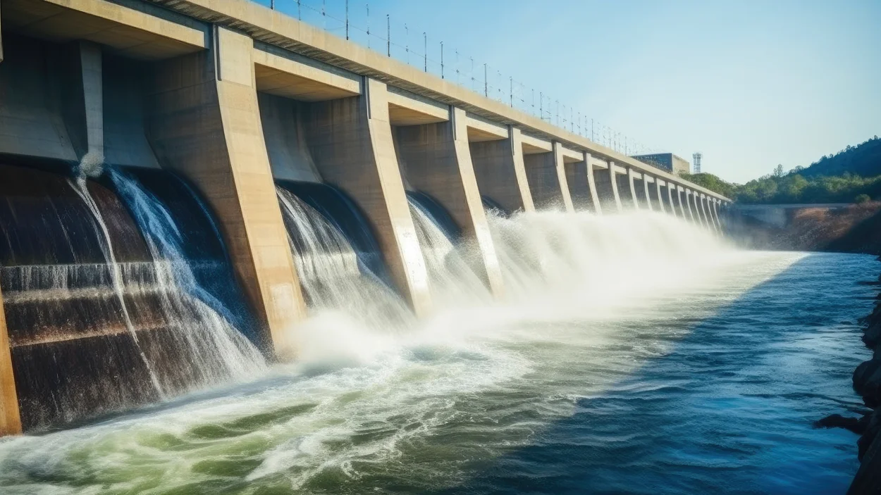 Projektbild - Damm/Wasserschläuse