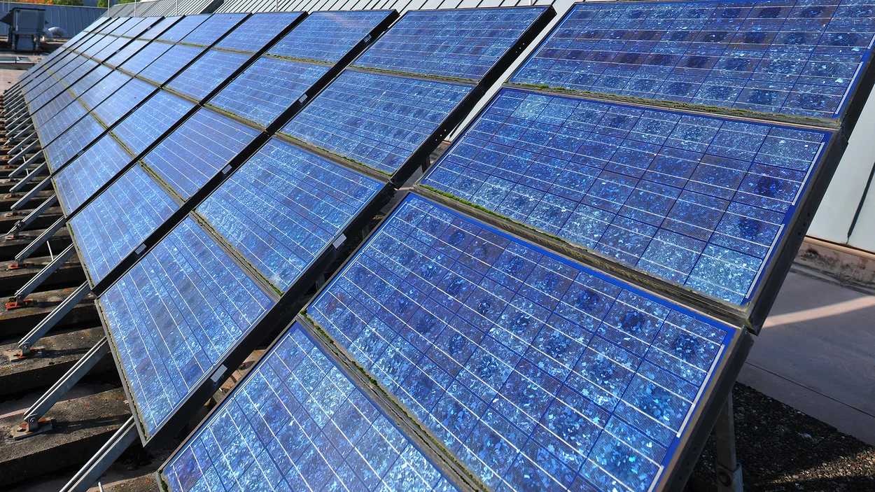 Projektbild mit Solaranlage