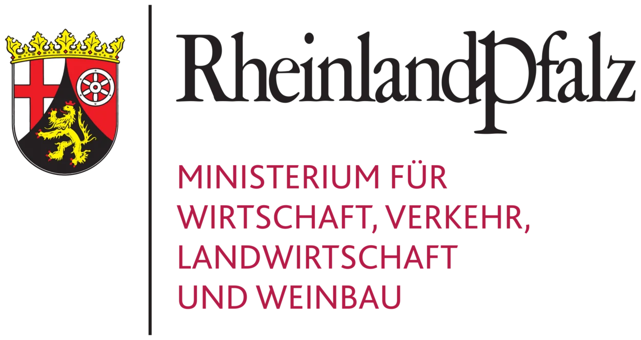 Logo des Ministerium für Wirtschaft, Verkehr, Landwirtschaft und Weinbau Rheinland-Pfalz (MWVLW) 